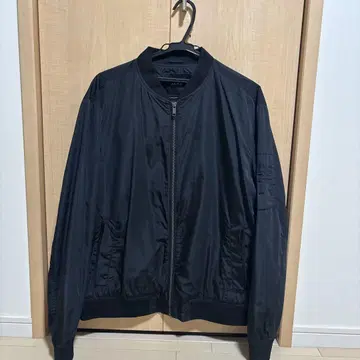 ZARA 블랙 MA-1 자켓 XL