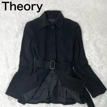 띠어리 Theory 캐시미어 100% 코트 벨트 포함 여성용 2 M