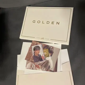 JUNG KOOK GOLDEN 앨범 포토 카드 포함