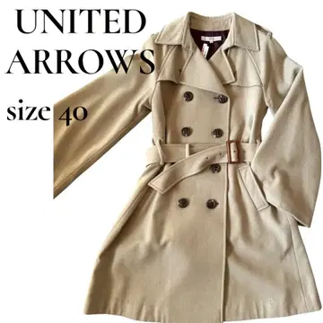 ARROWS 애로우즈 울 트렌치코트 베이지 40 사이즈