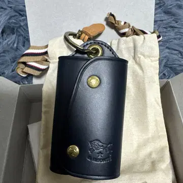 IL BISONTE 네이비 가죽 키케이스