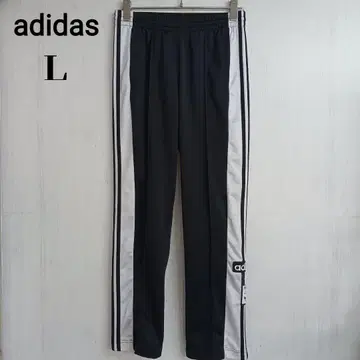 아디다스 오리지널 여성용 트랙 팬츠 L 블랙 컬러 아디 브레이크