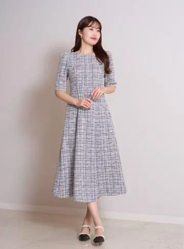Herlipto Charlotte Tweed Dress
