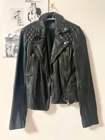 ALLSAINTS/더블 라이더 자켓/블랙