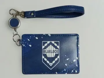 블루 록 가죽 아이템 2 패스 케이스
