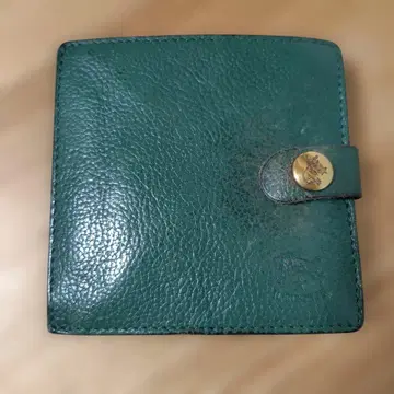 [ 일비종떼 ] 접이식 지갑 가죽 그린