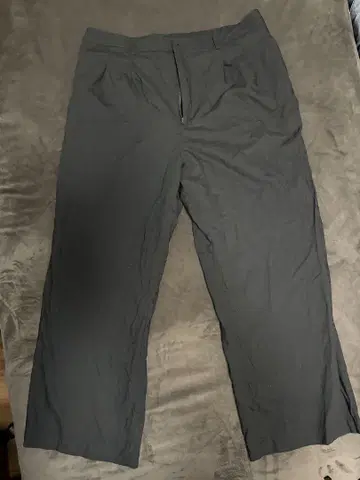 UNIQLO 블랙 와이드 팬츠 3XL