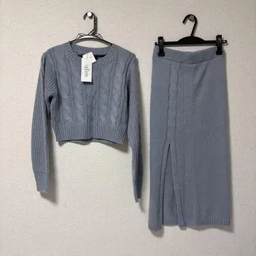 라이트 그레이 케이블 짜임 셋업