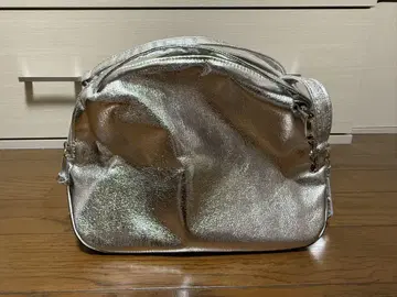 글로벌 워크 숄더백 실버