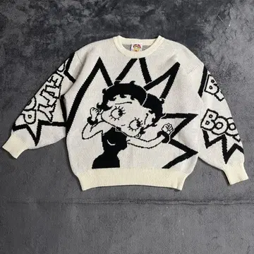 BettyBoop 베티부프 니트 스웨터 애니메이션 무비
