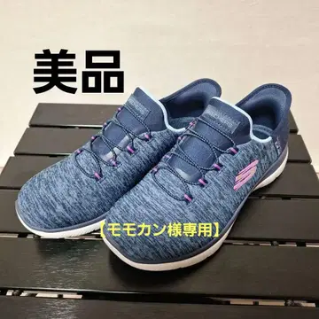 [새상품급] SKECHERS 여성용 네이비 스니커즈 23cm 약간 큼