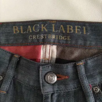 BLACK LABEL CRESTBRIDGE 다크 데님 스트레이트 데님