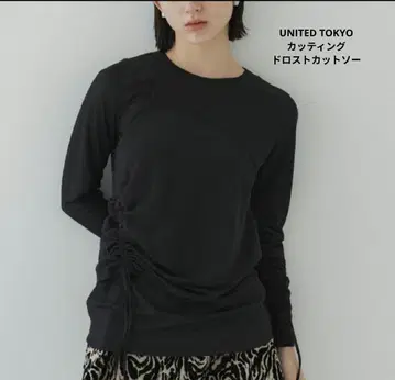 커팅 드로스트 티셔츠 UNITEDTOKYO