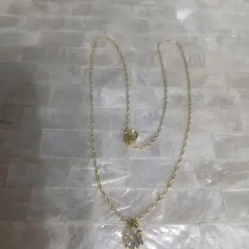 1캐럿 골드 펜던트 목걸이