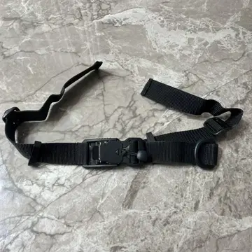 블랙 나일론 백팩 스트랩