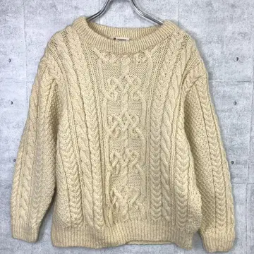 MY FAVORITE THINGS 레트로 컨트리 구제 의류 아란 니트