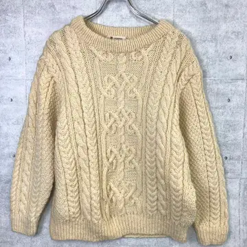 MY FAVORITE THINGS 레트로 컨트리 구제 의류 아란 니트