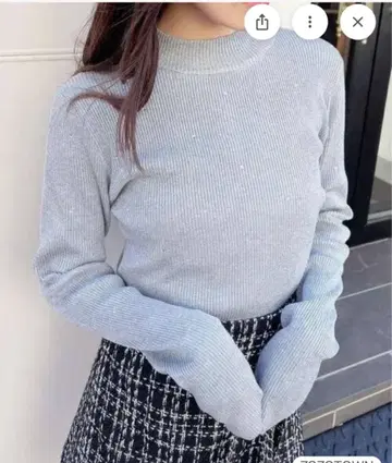 INGNI 하이넥 비쥬 니트