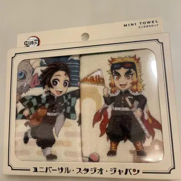 USJ 귀멸의 칼날 미니 거즈 타월 세트