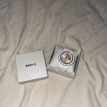 BABY-G 화이트 여성용 시계