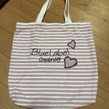 Blue Label Crestbridge 스트라이프 토트백