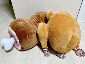 뼈 달린 고기 BIG 쿠션 해피 터키 봉제 인형 2