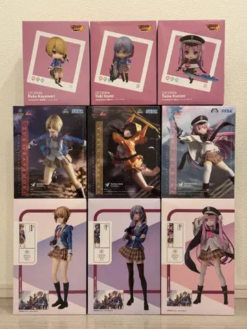 헤븐 번즈 레드 피규어 9개 세트