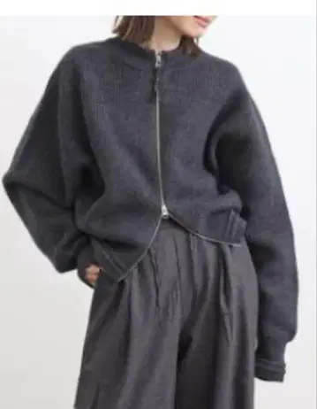 GOOD GRIEF Knit Full Zipped Blouson