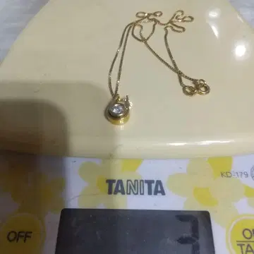 K18 펜던트 목걸이 다이아몬드