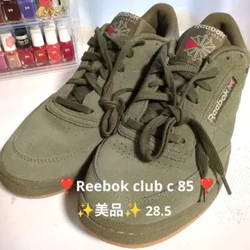 Reebok club c 85 올리브 그린 스니커즈 28.5