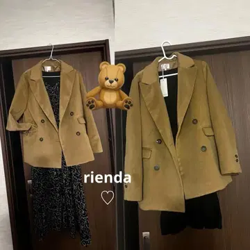 카멜 미사용 rienda 코트