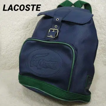 LACOSTE 라코스테 백팩 남성용 빅 로고 네이비