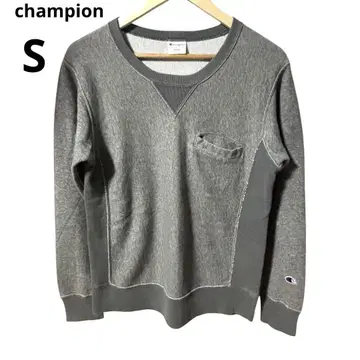 Champion 그레이 맨투맨 리버스 위브 S SHIPS 별주