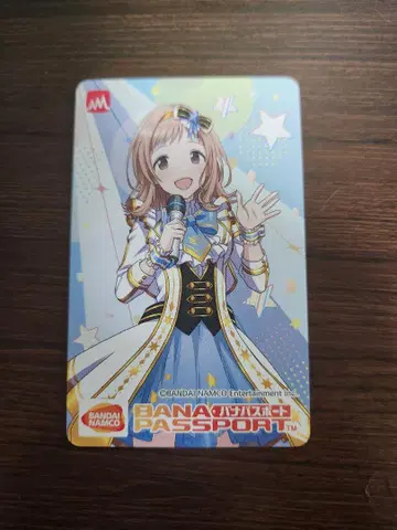 아이돌 마스터 사쿠라기 마노 바나패스 미사용 새상품
