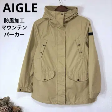 37 새상품급 AIGLE 방수 가공 마운틴 후드티 몽벨 컬럼비아
