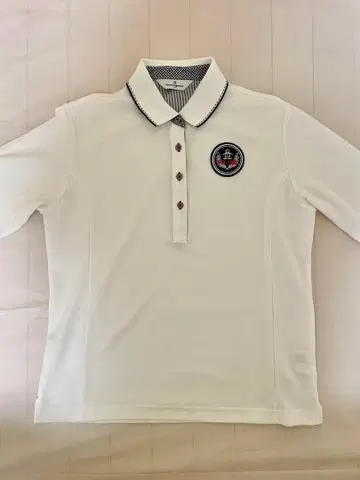 새상품급, Munsingwear 먼싱웨어 긴팔 피케 셔츠 LL 화이트