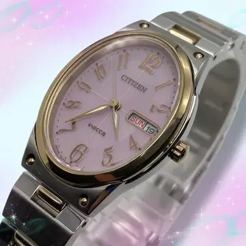 [ 새상품급 작동품 ] 시티즌 위카 여성용 손목시계 오벌 솔라