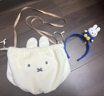 하우스텐보스 미피 머리띠 숄더백 미니백 코디