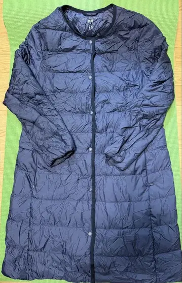 UNIQLO 울트라 라이트 다운 네이비 롱 다운 자켓