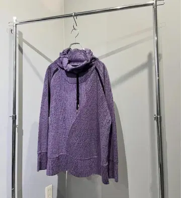 퍼플 하이넥 트레이닝복
