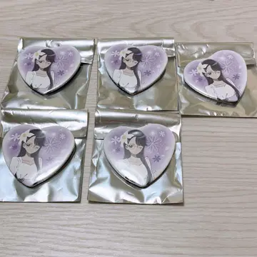 마루이 츠키카게 유리 캔뱃지 세트