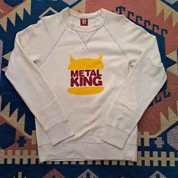 HYSTERIC GLAMOUR METAL KING 맨투맨 크림