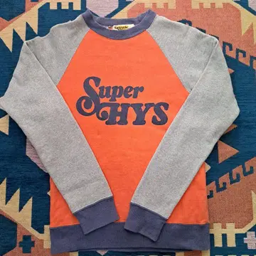 Hysteric Glamour 맨투맨 트레이닝복 오렌지 그레이