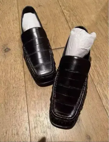 [ TODAYFUL ] Squaretoe Gather Loafers 36