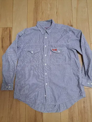 90s Budweiser 스트라이프 셔츠 긴팔 xl 히코리