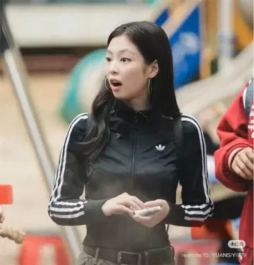 adidas 블랙 집업 자켓