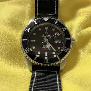 ELGIN 다이버 워치 데이트