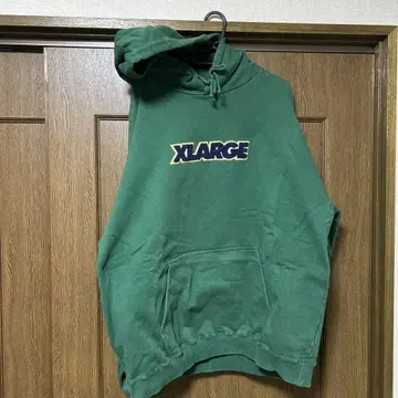 XLARGE 그린 후드티