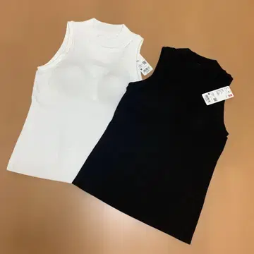 UNIQLO 리브 니트 브라탑 2종