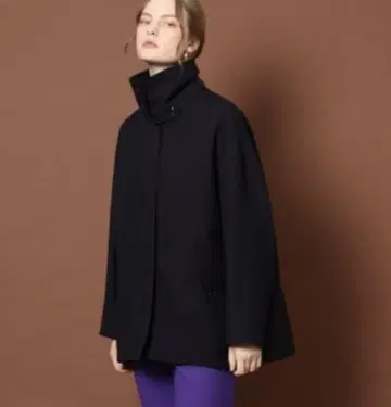 DRESSTERIOR 드레스 빅 밀리터리 숏코트 블루종